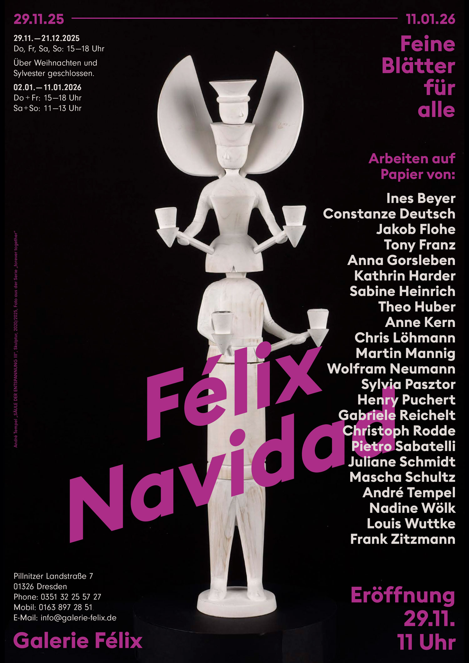 Poster &bdquo;Felix Navidad 2025&ldquo;